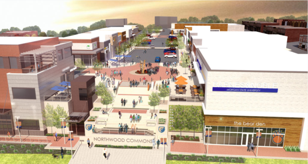 artist rendering of Northwood Commons project