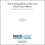 cover of report: The Evolving Role of the State Chief Data Officer