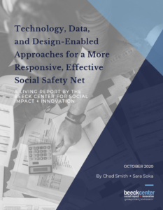 cover of social safety net benefits report