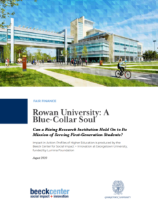 case study cover of Rowan University: A Blue-Collar Soul