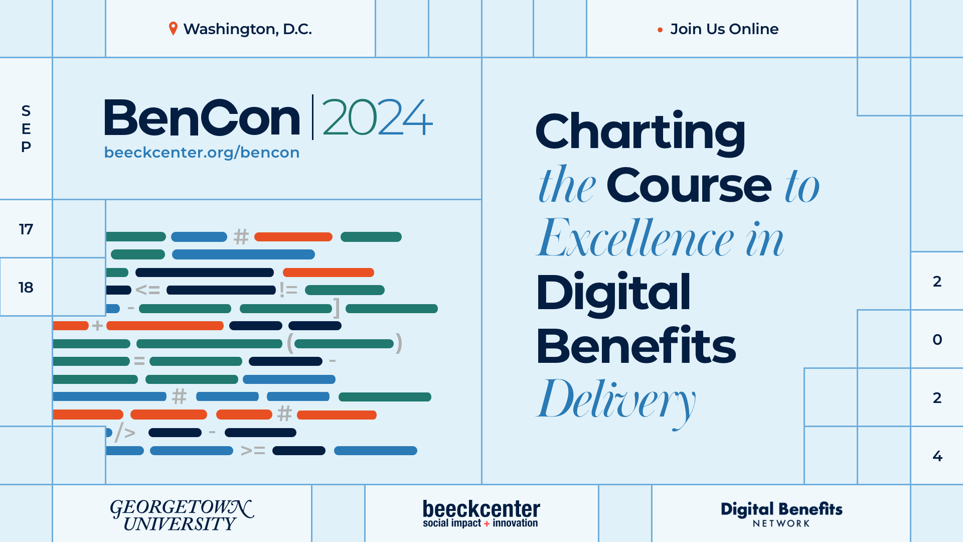 BenCon 2024 Tune in Virtually on September 17-18