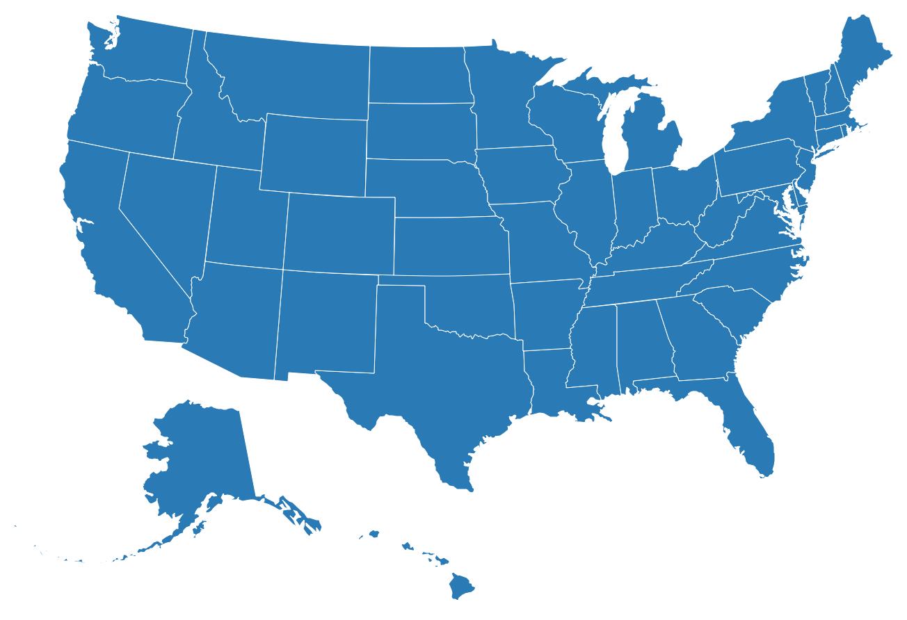 Map of USA