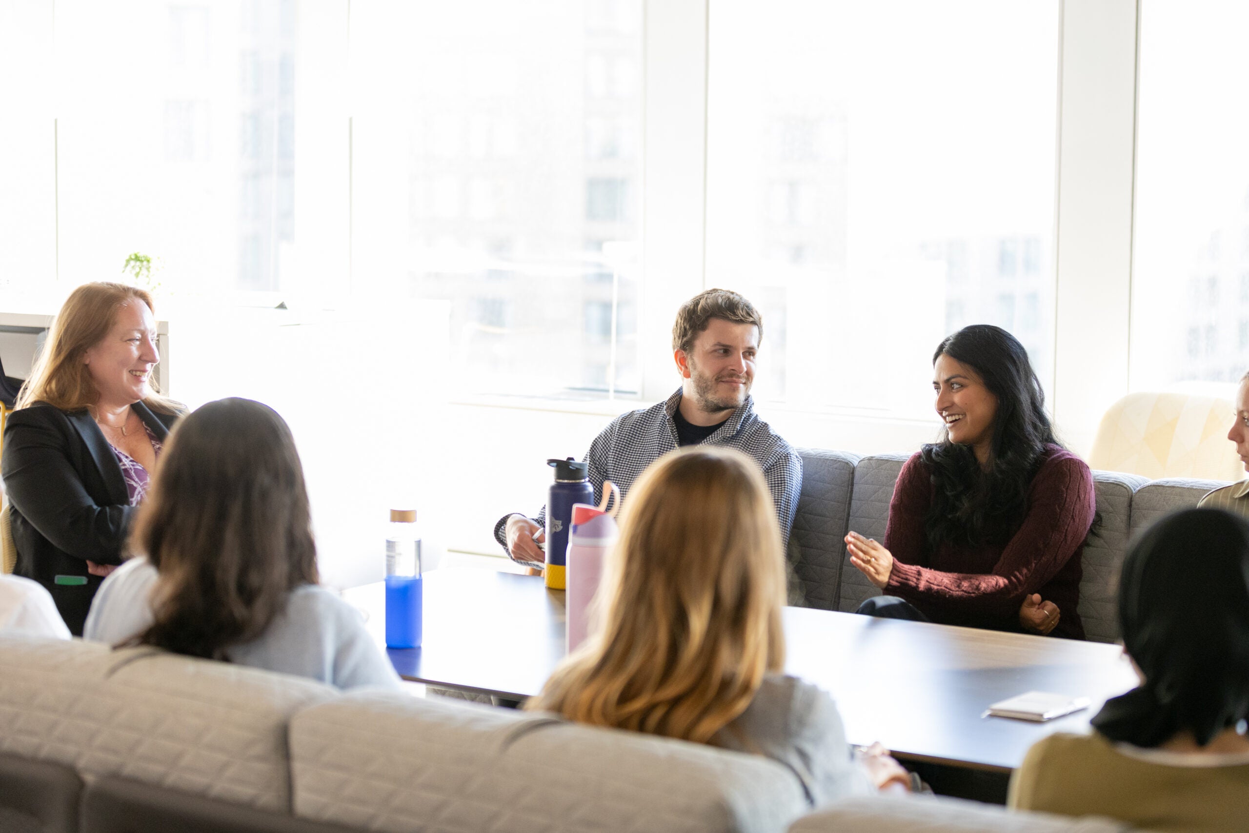 Students talking