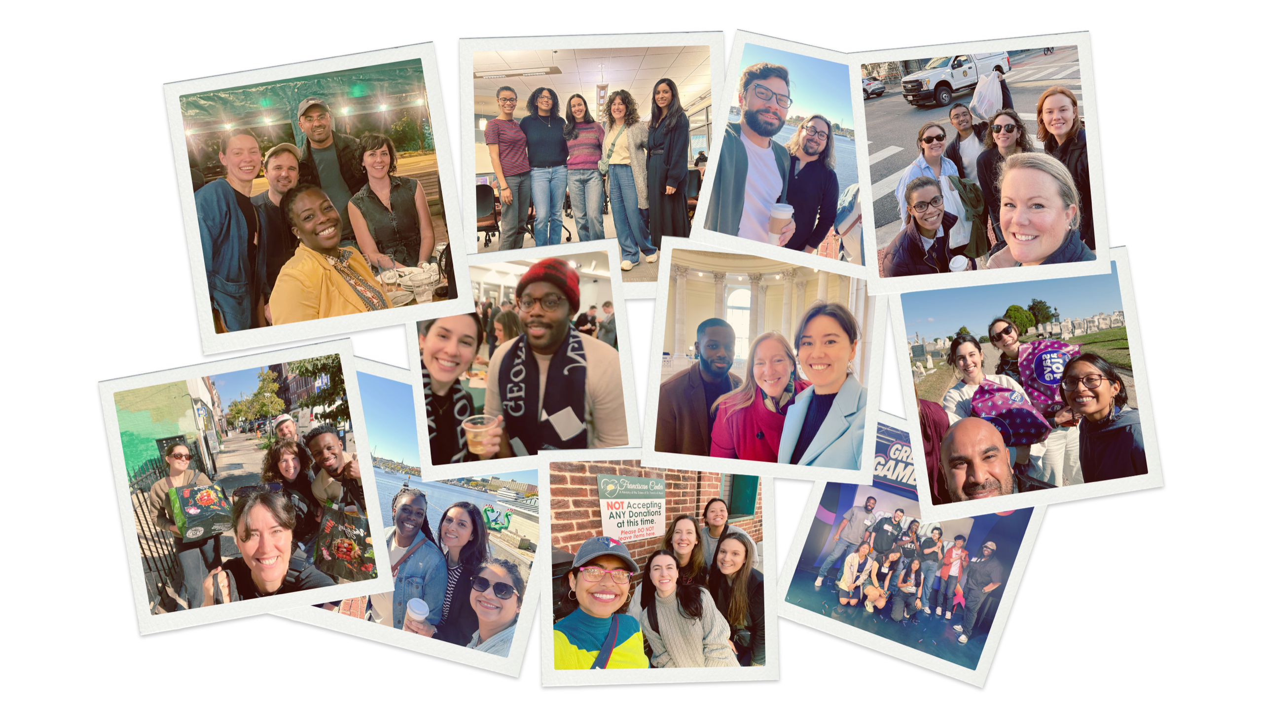 Collage of Beeck Center staff photos