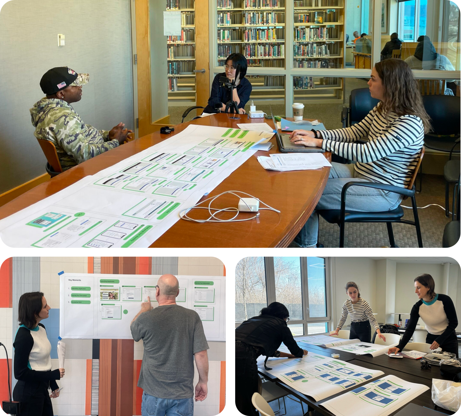 Digital Doorways to Public Benefits research examines how people navigate digital identity systems in public benefits programs. Researchers and community participants engage in interviews and human-centered design activities during the project, a partnership between the Beeck Center for Social Impact + Innovation and the Public Policy Lab.